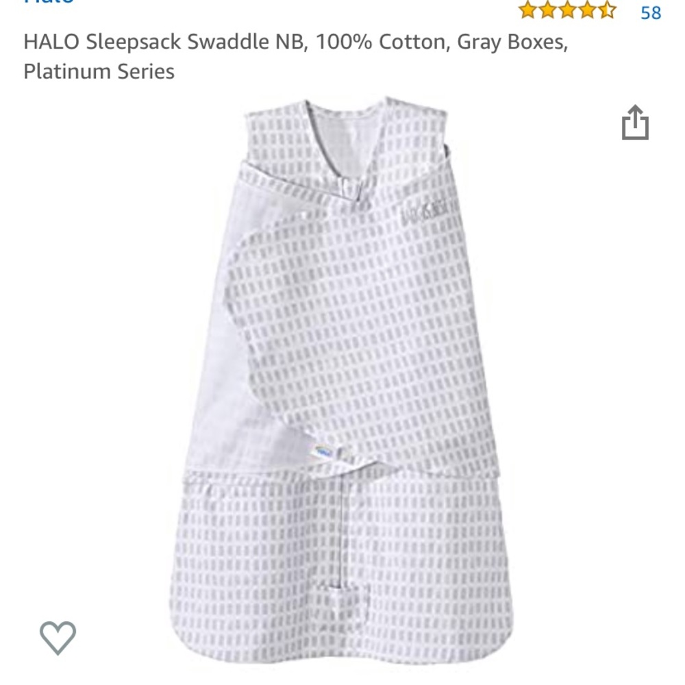 Halo swaddle sleep sack